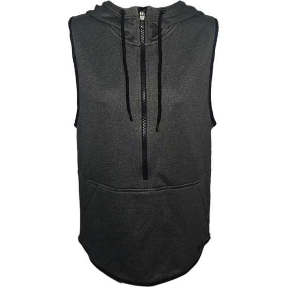 Under Armour Cold Gear Storm Fleece Zip Up Sleeveless Hooded Vest - Picture 1 of 4